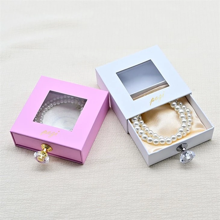 Wholesale Luxury Custom Logo Jewelry Box With Window